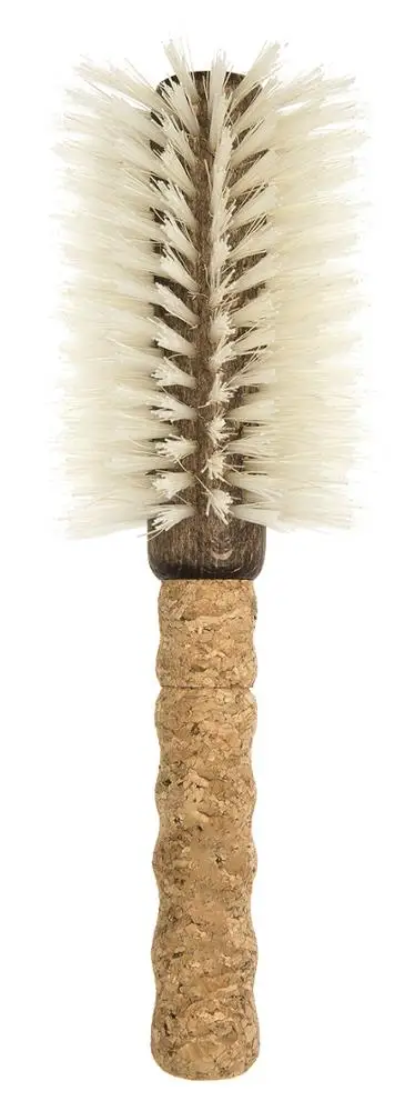 
High Quality Professional Salon Use Heat Resistant Boar Bristle Cork Handle Round Hair Brush 
