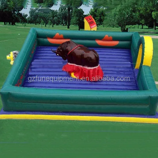 PVC Tarpaulin Inflatable Mat with Mechanical Rodeo Bull.jpg