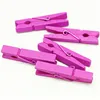 Wooden Crafts Red Rose Color Printed Wooden Clothes Pegs for Decoration