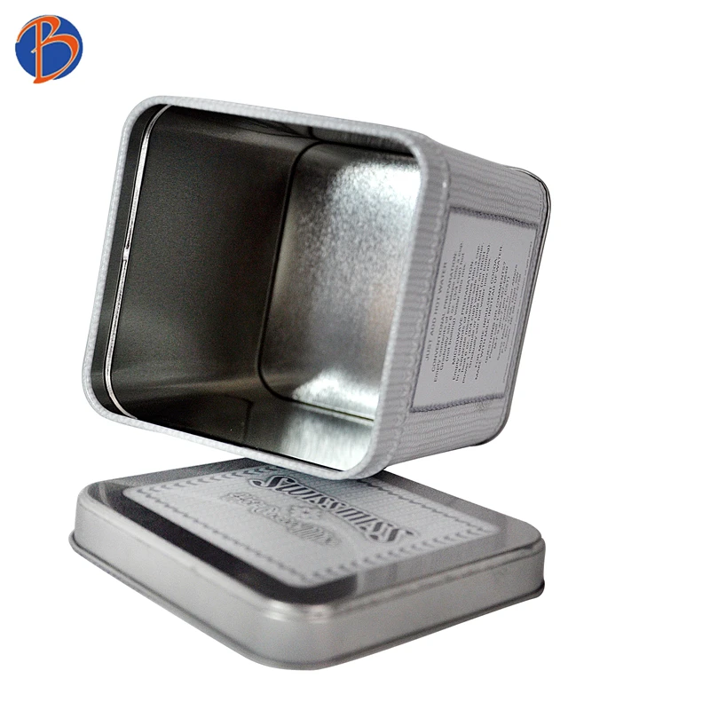 Square  Metal Wedding Candy Tin Boxes for Sale