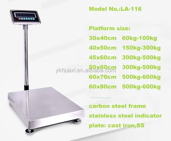 100kg Tcs Digital Electronic Price Platform Weighing Scales Manual 