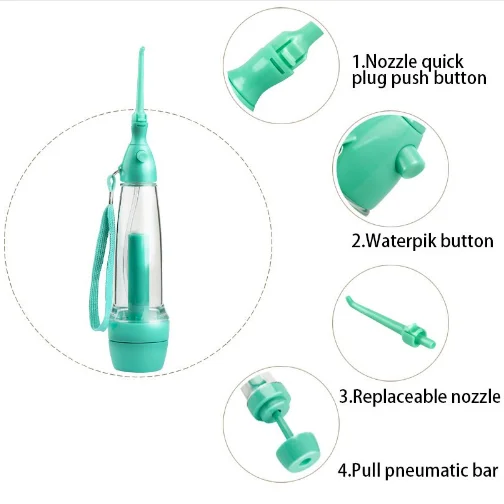 
Wholesale China New Design Noiseless Dental Water Flosser Tips 