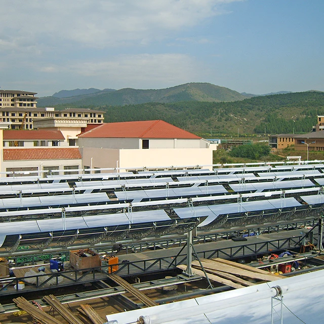 
Wood Process industry solar parabolic trough collector boiler Colector de canal parabolico 