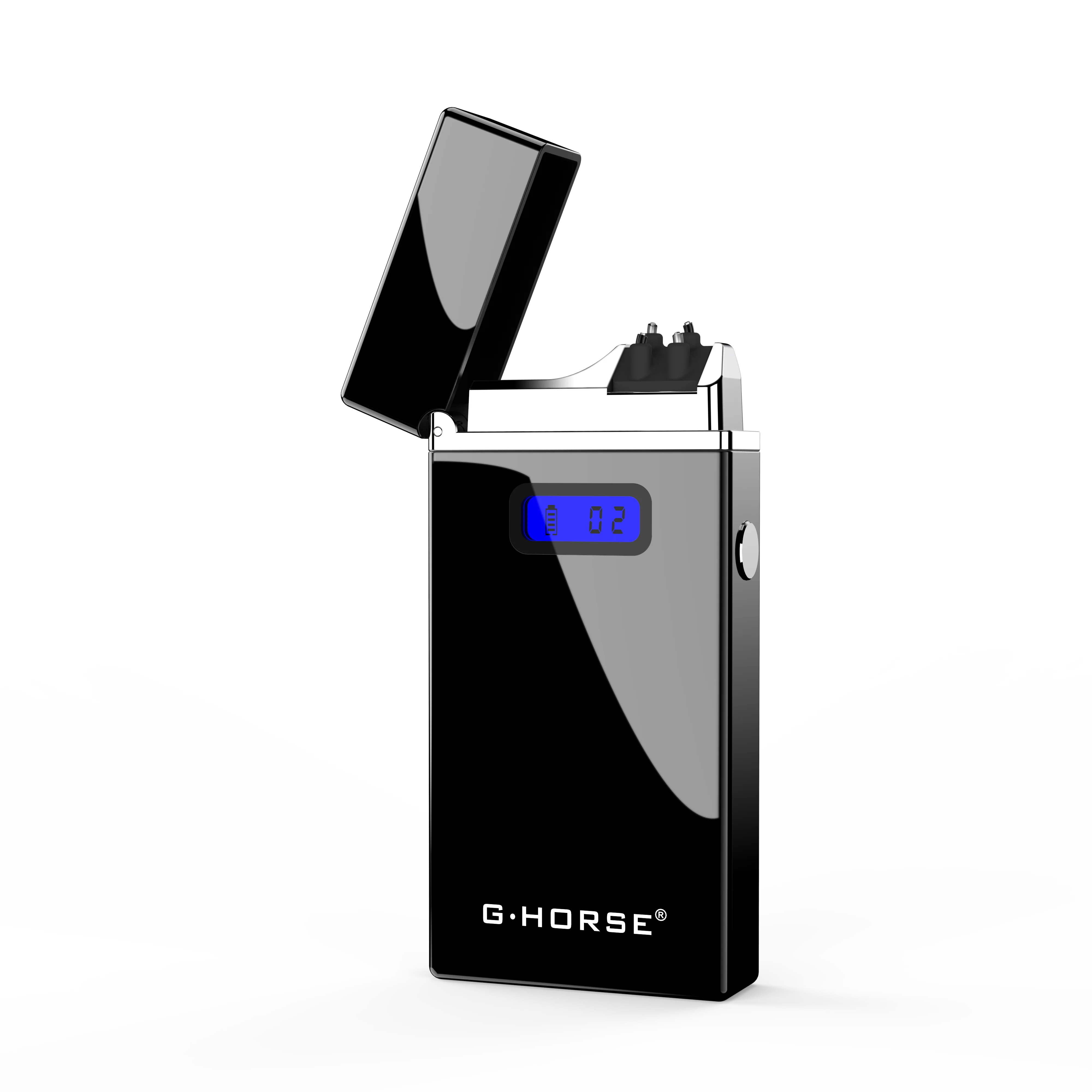 

2019 Gift Dual Arc Plasma Lighter Electric USB Rechargeable Custom Logo Lighter for smoking