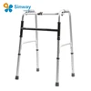 Aluminum one button folding elderly rollator walker for disabled