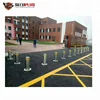 Security fixed retractable bollard system for army