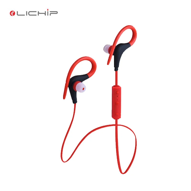 

LICHIP bt-1 earhook silicone one in ear hooks headphone hanger earbuds neckband wireless earphone neck necklace sports