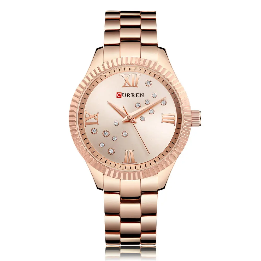

CURREN 9009 Ladies Simple Style Quartz Movement Watch 200m Water Resistant, 6 colors