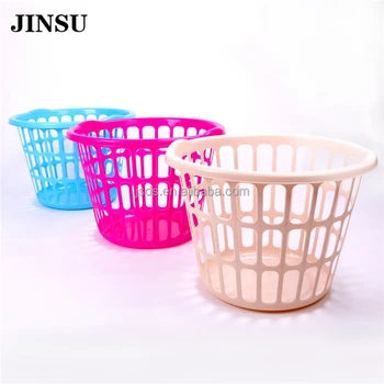 white washing basket