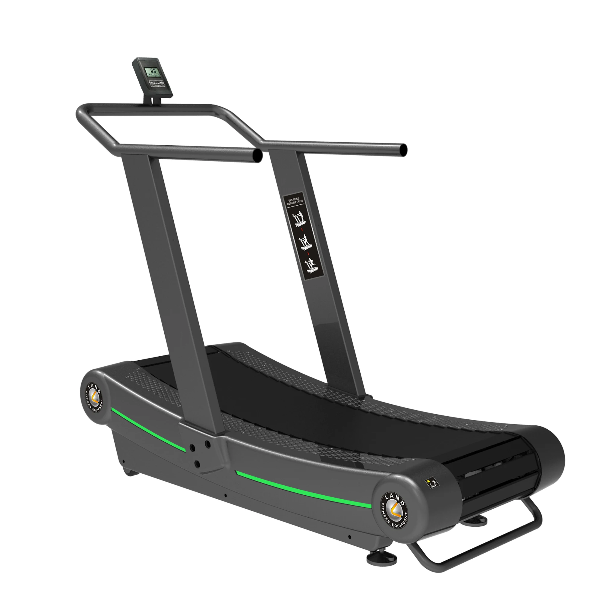 Land Fitness Curve Treadmill With Screen Selfpropelled Treadmill High