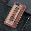 New Product Natural Rosewood PC Frame Wood Mobile Phone Case For iPhone 8 Plus