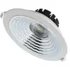 High CRI 12W 4 inch round cob led downlight 1200lm high efficiency reflector special gradient even lighting source without spot