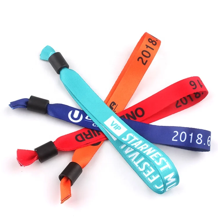 Multifunctional Custom Embroidered Cloth Event Wristbands - Buy Cloth ...