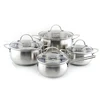 China kitchenware sets bakelite handle stainless steel casserole cookware distributors