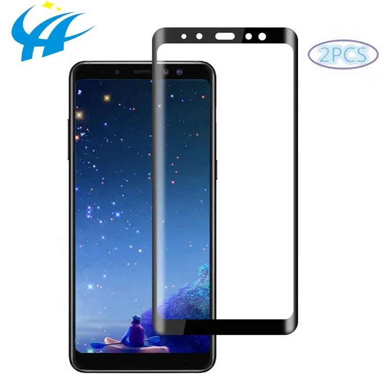 

0.3mm screen protector film for a8 2.5d 9h explosion proof for samsung a8 2019 tempered glass screen protector