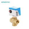 hvac for 3-way electric wireless remote control brass 24v fan coil unit motorized zone valve