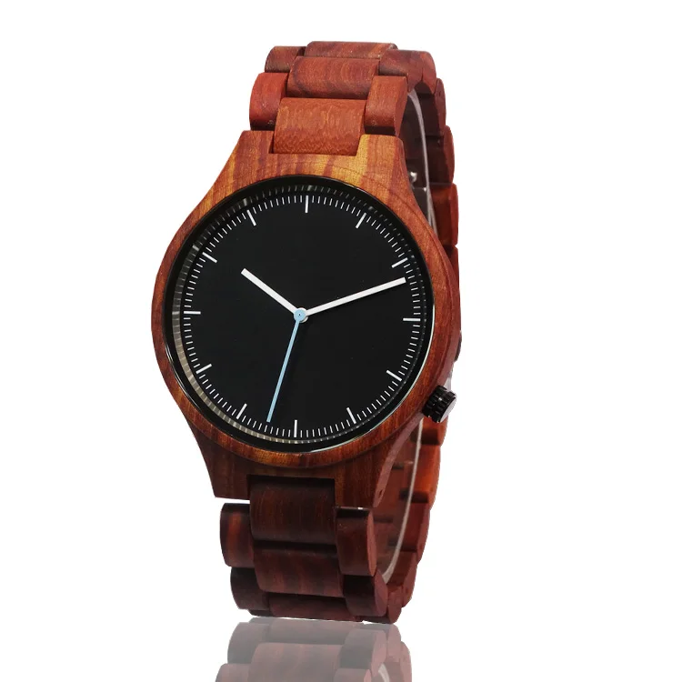 

Wholesale Luxury Wooden Wrist Bamboo Wood Quartz Mans Watch, Wooden color