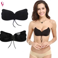 

Sticky Bra Self Adhesive Silicone Invisible Strapless Bras Reusable Backless Bras for Women