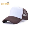Blank embroidery baseball snapback trucker hats 6 panel 3 d logo with pvc patch