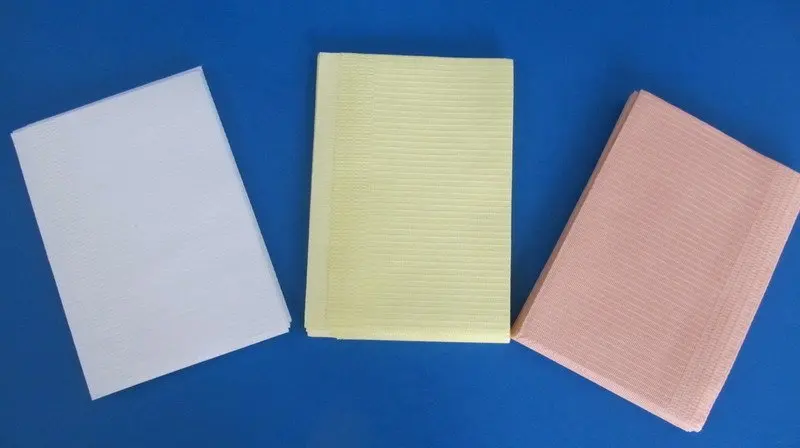iso disposable dental bib/paper roll/underlay/dental apron