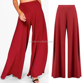 high waisted bell bottom trousers