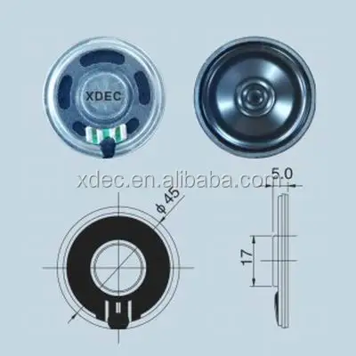 45mm micro mylar cone waterproof speaker