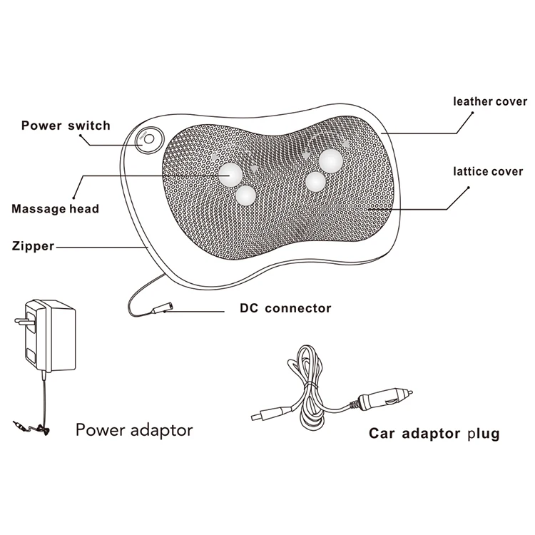 Massager of neck kneading схема электрическая