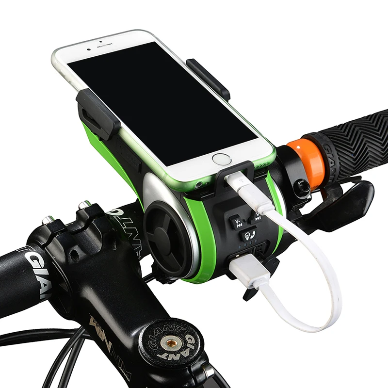 ROCKBROS Outdoor Riding Equipment Multifunctional Speaker Bicycle Audio with LED Lights