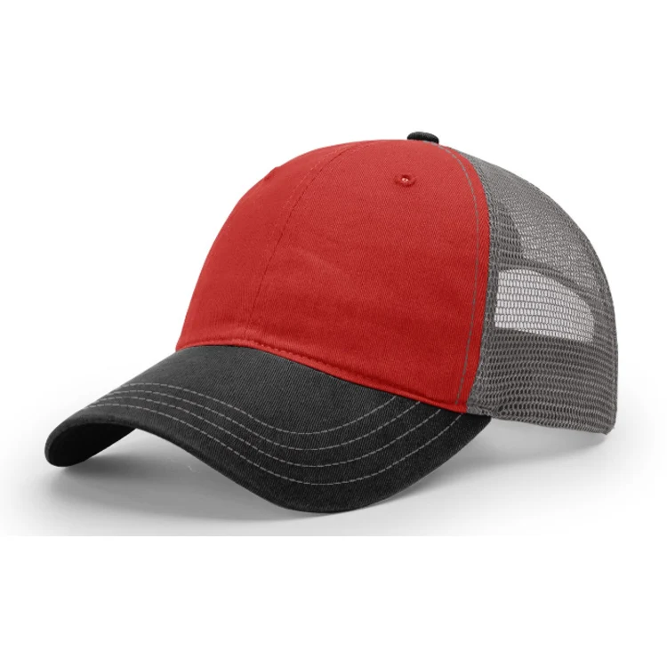 High Quality Trucker Hat Custom,6 Panel Cotton Patch Logo Mesh Trucker