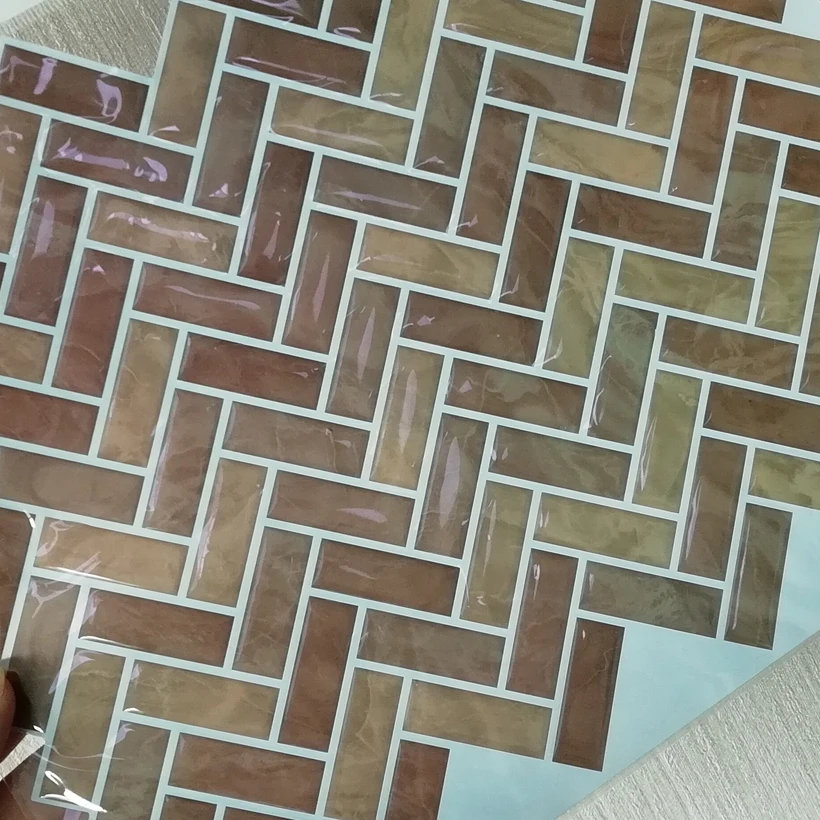 peel and stick floor tiles on walls