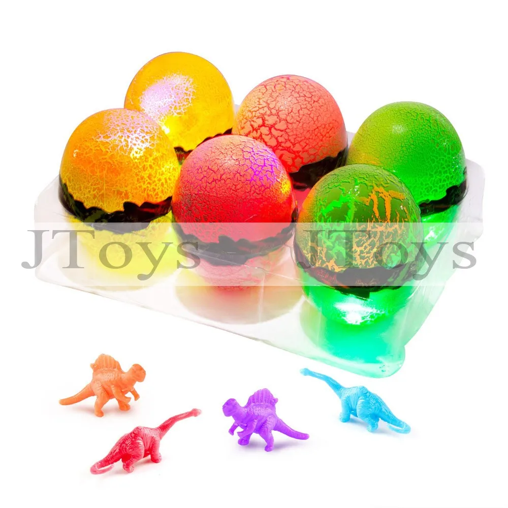 dinosaur egg putty with light