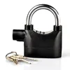 good quality waterproof lock alarm padlock anti theft lock factory