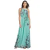Diqi Apparel Plus size Fashion Flora Printing Maxi Dress Long Chiffon Sundresses Fashion Summer Style Women Dresses