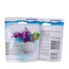 resealable stand up circle window lure packaging bags