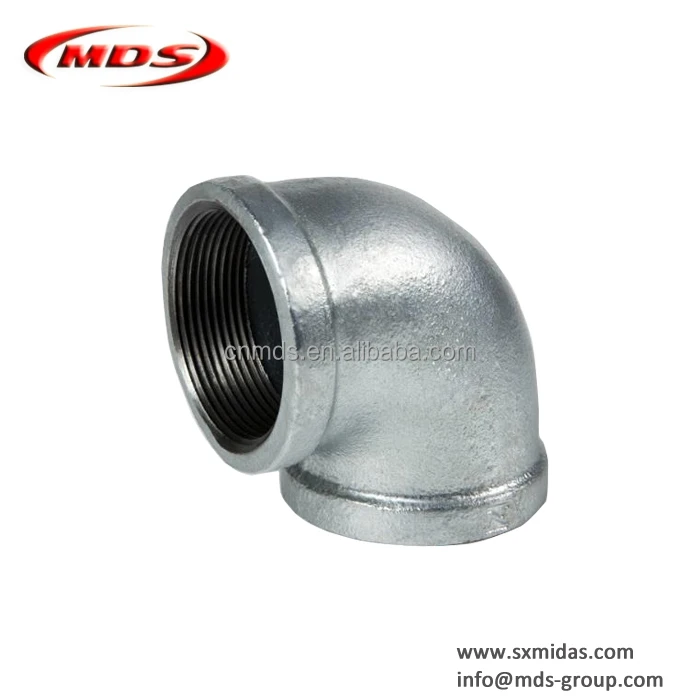 Black Malleable Iron M/&F Elbow 1//2/" 15mm Male to Female Elbow