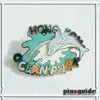 Promotion Safety Souvenir Customized Metal Poly Resin Lapel Pins For Ocean Park