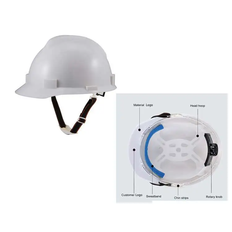 V Type En397 Types Of Safety Helmet Parts With Factory Price Buy