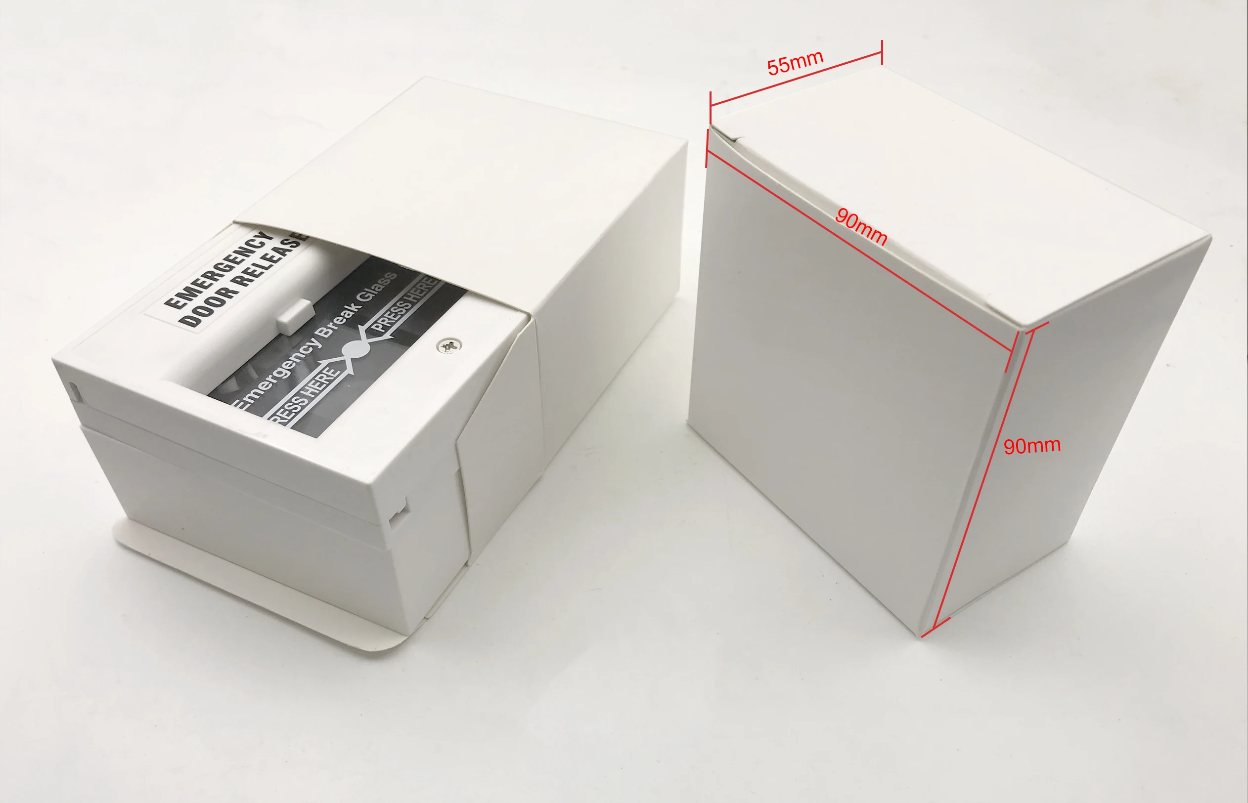 
Red Fire Alarm Break Glass Manual Call Point with Fireproof Material 