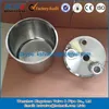 ss304 triclamp welded seamless round bottom and tri clamp cap lid12" 10" 8"