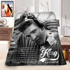 Hot sale Fashion Blanket Elvis Presley Printed Soft Fleece Comfortable Sofa Blankets