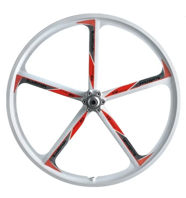 

20inch 5 spoke lightest strongest magnesium alloy bicycle wheel, Customized paint