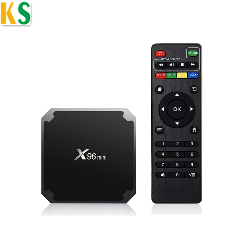 

Wholesale X96 mini Android Smart TV box Amlogic S905w X96mini 2g/16g internet tv set top box