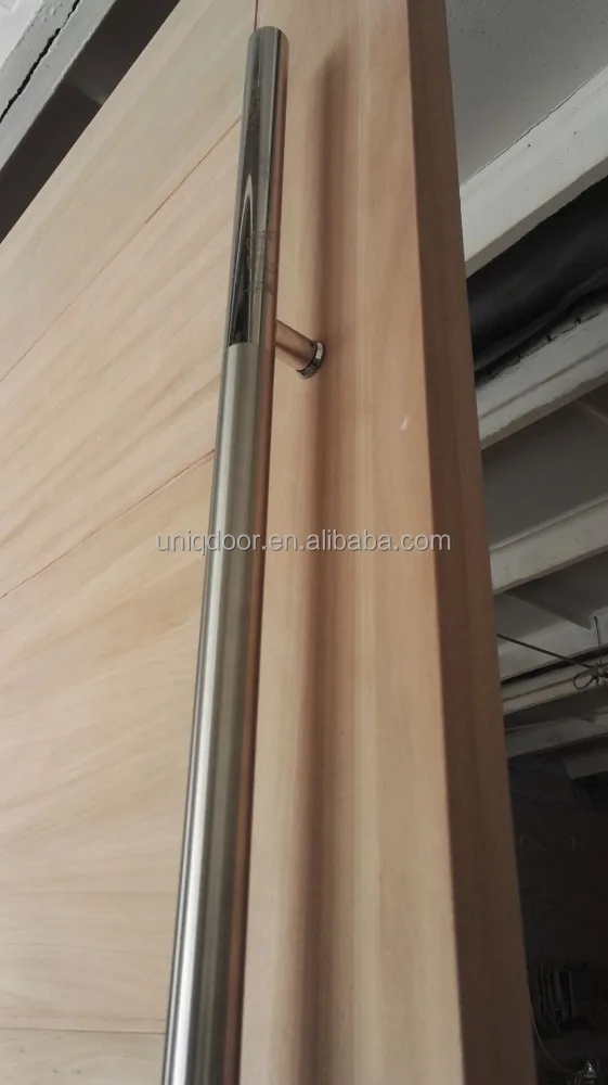
Elegant modern front wooden doors solid wood door with sidelights 