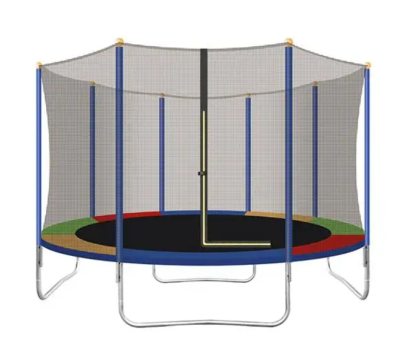 

China High Quality Best Price 12Ft With Safety Net Trampoline Durable Trampoline, Blue, green, yellow, pink, black...