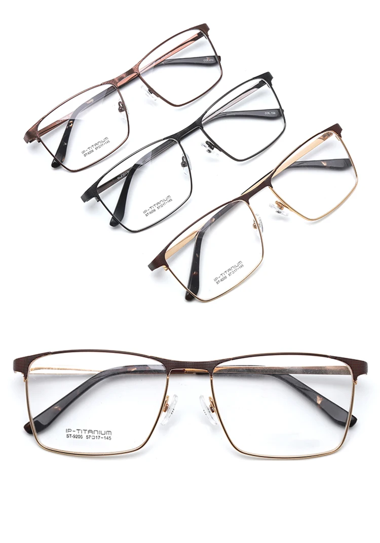 Ready Stock Custom Durable Titanium Optics Reading Glasses Frames Buy