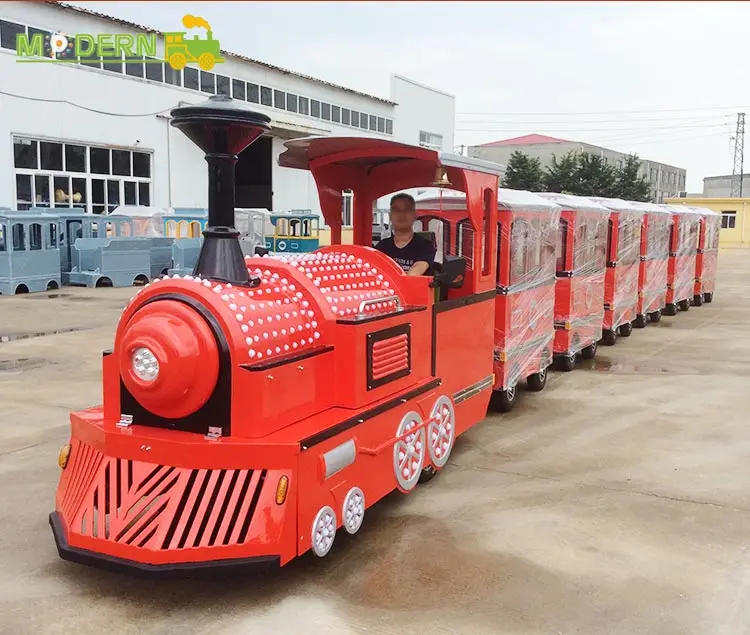 Tourist Amusement Trackless Kids Mini Train For Sale