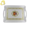 rectangle handle plastic wedding tray melamine serving tray