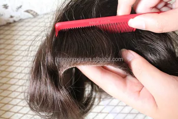Wholesale Natural Hairline India Silicone Mens Hair Pieces For Top