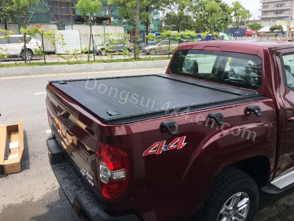 Aluminum 4x4 Pickup Truck Bed Cover Pushpull Tonneau Cover With Lock Buy 4x4 Tonneau Cover