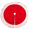 Hot Selling ChristmasTree Skirt Velvet Tree Cover 60 Inch Red Circlual Tree Skirt